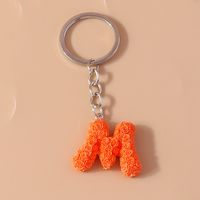 Simple Style Letter Resin Bag Pendant Keychain sku image 13