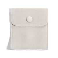 Style Simple Couleur Unie Flanelle Sacs D'emballage Bijoux sku image 4