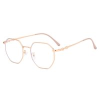 Simple Style Artistic Rhombus Resin Polygon Full Frame Optical Glasses main image 5