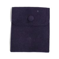 Style Simple Couleur Unie Flanelle Sacs D'emballage Bijoux sku image 3