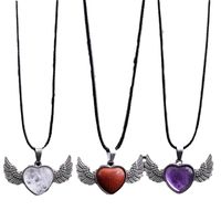 1 Piece Cute Heart Shape Alloy Inlay Jewelry Accessories main image 2