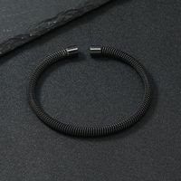 Punk Simple Style Oval Stainless Steel Plating Unisex Bangle sku image 8