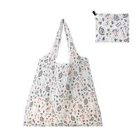Cute Pastoral Flower Polyester Composite Needle Punched Cotton Shopping Bags sku image 69