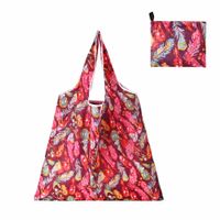 Cute Pastoral Flower Polyester Composite Needle Punched Cotton Shopping Bags sku image 75