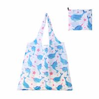 Cute Pastoral Flower Polyester Composite Needle Punched Cotton Shopping Bags sku image 88