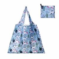 Cute Pastoral Flower Polyester Composite Needle Punched Cotton Shopping Bags sku image 73