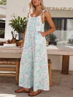 Women's Daily Casual Flower Full Length Jumpsuits main image 4