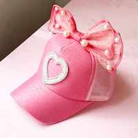 Children Unisex Simple Style Heart Shape Flat Eaves Baseball Cap sku image 4