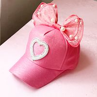 Children Unisex Simple Style Heart Shape Flat Eaves Baseball Cap main image 3