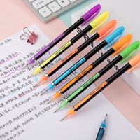 1 Set Letter Class Learning Daily Plastic Cute Fluorescent Pen main image 4