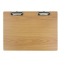 1 Piece Solid Color Class Learning Daily Mdf Height Density Plate Classic Style Folder main image 2