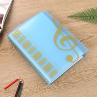 1 Piece Notes Class Learning Daily Plastic Preppy Style Folder sku image 8