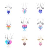 Casual Cute Star Heart Shape Alloy Kid's Pendant Necklace main image 1