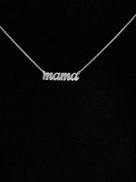 Simple Style Letter Stainless Steel Carving Necklace main image 3