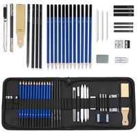 1 Set Solid Color Class Learning Daily Wood Classic Style Pencil main image 1