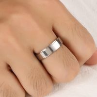 Ig Style Simple Style Crown Titanium Steel Rings main image 9