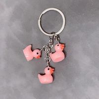 Cute Duck Resin Unisex Bag Pendant Keychain sku image 14