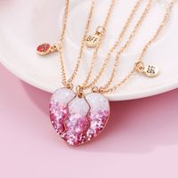 Casual Cute Star Heart Shape Alloy Kid's Pendant Necklace main image 3