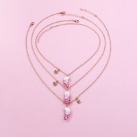 Casual Cute Star Heart Shape Alloy Kid's Pendant Necklace main image 5