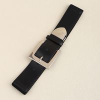 Basic Solid Color Imitation Leather Women's Leather Belts main image 4