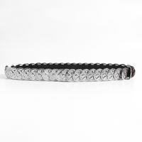 Lady Simple Style Round Metal Plating Women's Chain Belts sku image 3