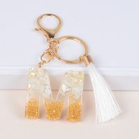 Streetwear Letter Metal Epoxy Bag Pendant Keychain main image 2