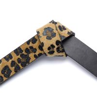 Sweet Simple Style Leopard Imitation Leather Alloy Women's Leather Belts main image 4