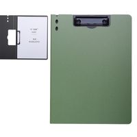 1 Piece Solid Color Class Learning Daily Plastic Simple Style Folder sku image 10