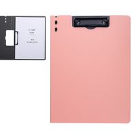 1 Piece Solid Color Class Learning Daily Plastic Simple Style Folder sku image 11