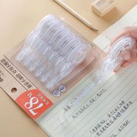 1 Piece Solid Color Class Learning Pp Basic Correction Tape main image 5