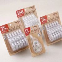 1 Piece Solid Color Class Learning Pp Basic Correction Tape main image 6