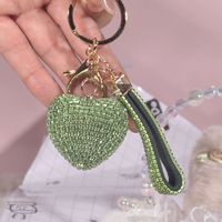 Luxurious Sweet Heart Shape Alloy Valentine's Day Women's Bag Pendant Keychain sku image 13
