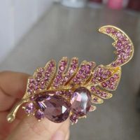 Retro Flower Alloy Plating Inlay Artificial Pearls Artificial Diamond Women's Brooches sku image 24