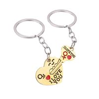 Simple Style Heart Shape Alloy Valentine's Day Unisex Bag Pendant Keychain main image 3