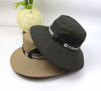 Women's Vacation Solid Color Big Eaves Bucket Hat main image 1