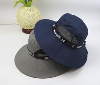Women's Vacation Solid Color Big Eaves Bucket Hat main image 4