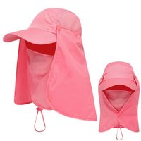 Unisex Classic Style Solid Color Flat Eaves Bucket Hat sku image 11