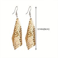 1 Pair Sexy Geometric Plating Alloy Drop Earrings main image 2