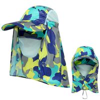 Unisex Classic Style Solid Color Flat Eaves Bucket Hat sku image 12