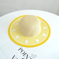 Women's Simple Style Classic Style Color Block Flat Eaves Sun Hat sku image 4
