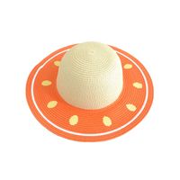 Women's Simple Style Classic Style Color Block Flat Eaves Sun Hat main image 5