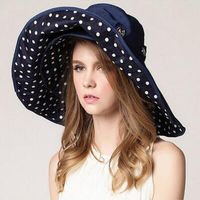 Women's Vacation Solid Color Big Eaves Sun Hat main image 6