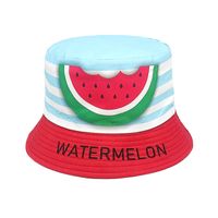 Children Unisex Cute Letter Watermelon Printing Bucket Hat sku image 1