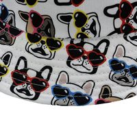 Unisex Cute Dog Flat Eaves Bucket Hat main image 4