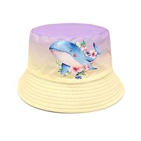 Children Unisex Cute Whale Printing Bucket Hat sku image 3