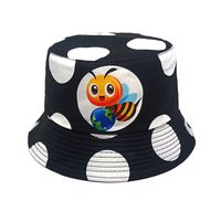 Children Unisex Cartoon Style Cute Bee Printing Bucket Hat sku image 1