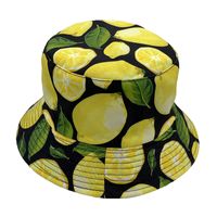 Unisex Hip-hop Sweet Fruit Flat Eaves Bucket Hat main image 5