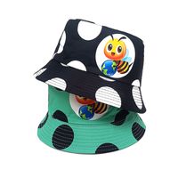 Children Unisex Cartoon Style Cute Bee Printing Bucket Hat main image 4