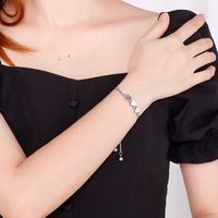 Style Simple Forme De Cœur Acier Au Titane Placage Bracelets main image 9