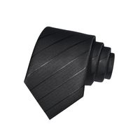 Business Formal Stripe Waves Polyester Men's Tie main image 3
